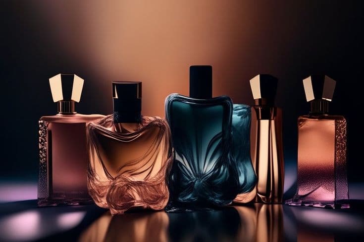 Luxury perfume bottles