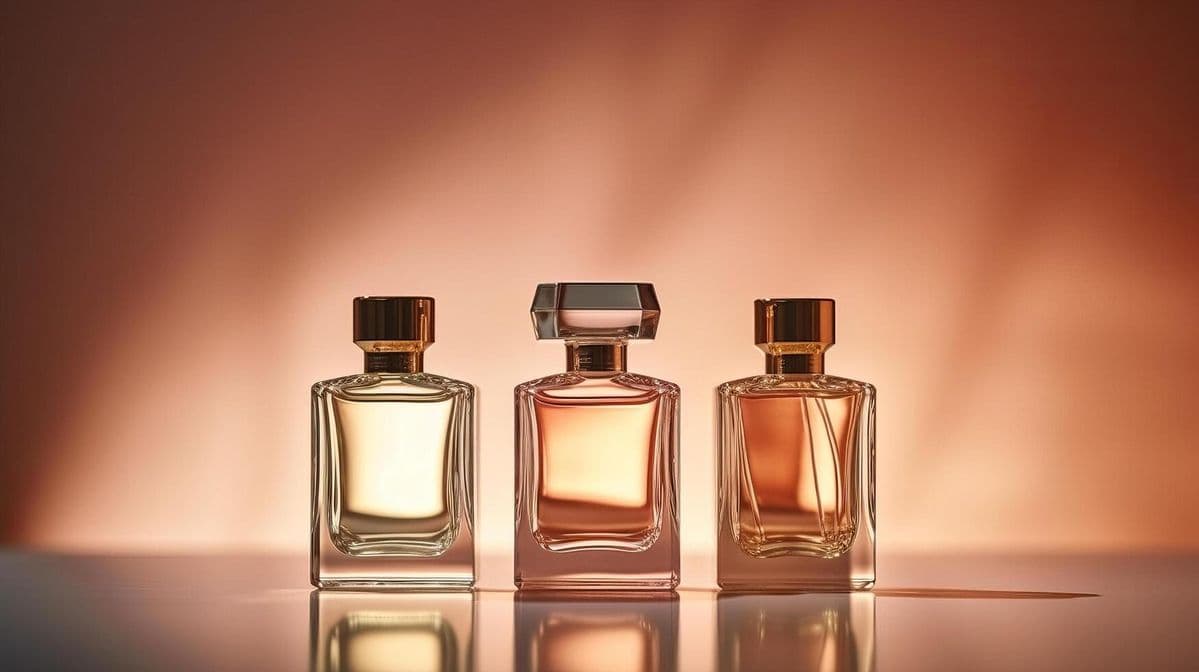 Luxury perfume bottles